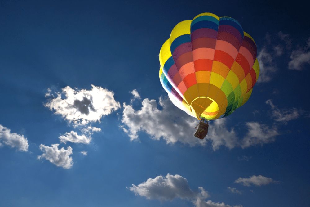 Let horkovzdušným balónem